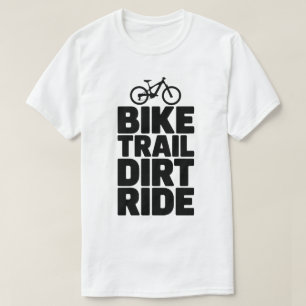 Mountain Biker Silhouette Adventure Design T-Shirt