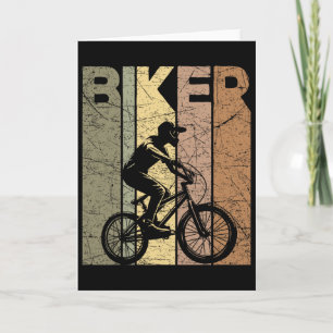 Mountain Biker Vintage Mtb Retro Mountain Biking Card