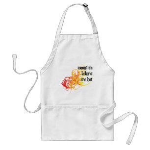 Mountain Bikers Are Hot Standard Apron