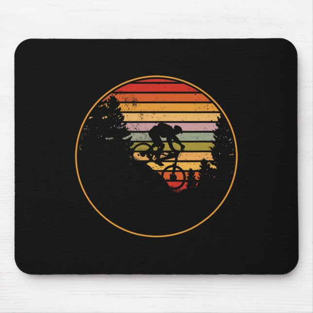 Mountain Bikes Accessories Mtb Mountain Biking Mtb Mouse Pad (Front)