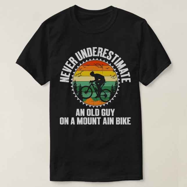 Mountain Bikes AccessoriesMountain biking Bicycles T-Shirt (Design Front)
