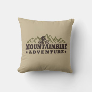 Mountain biking adventure cushion