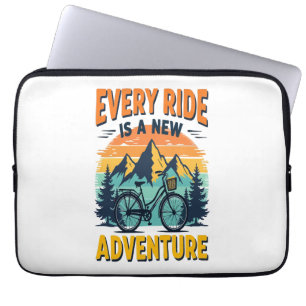Mountain Biking Adventure Laptop Sleeve