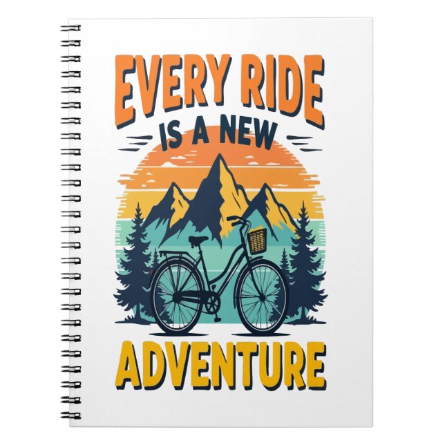 Mountain Biking Adventure Notebook (Front)