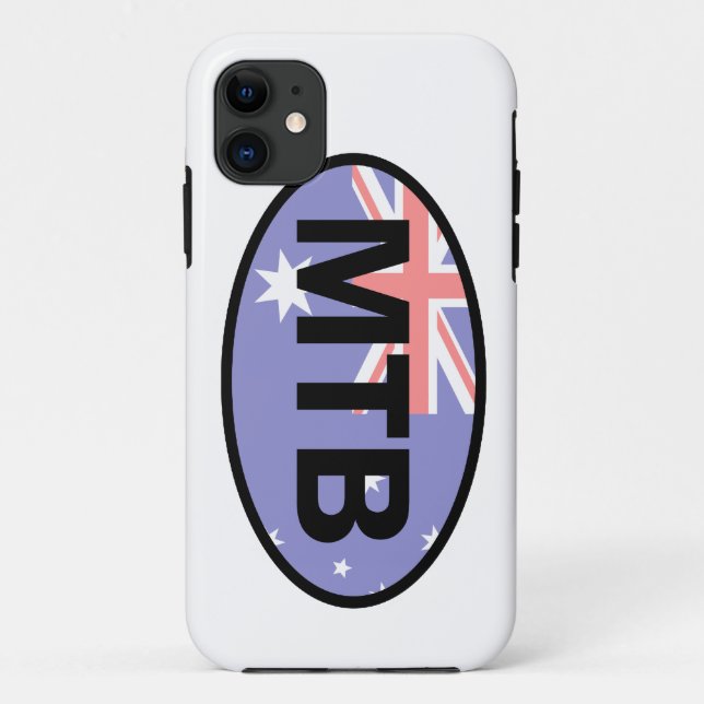 Mountain Biking Australia Flag Case-Mate iPhone Case (Back)