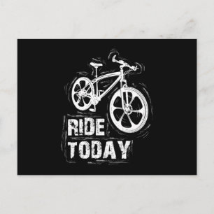 Mountain Biking Bicycle Bike Cycling MTB Gift Idea Postcard