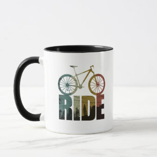 Mountain biking bikerider mug