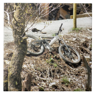 MOUNTAIN BIKING CERAMIC TILE