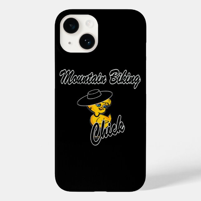 Mountain Biking Chick #4 Case-Mate iPhone Case (Back)
