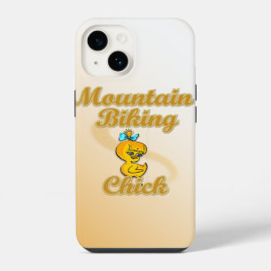 Mountain Biking Chick iPhone Case