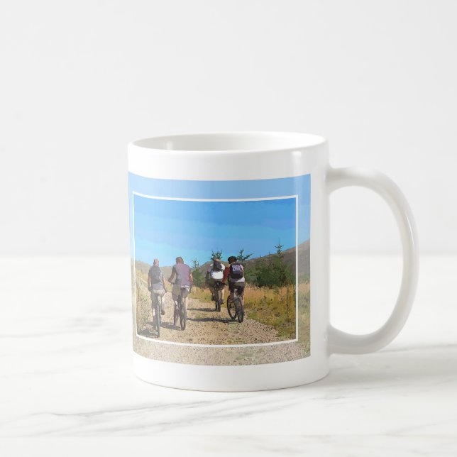 MOUNTAIN BIKING COFFEE MUG (Right)