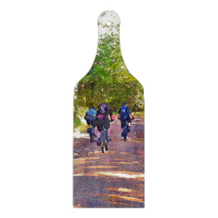MOUNTAIN BIKING CUTTING BOARD