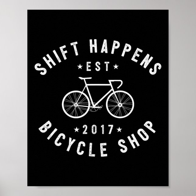 Mountain Biking Cycling Funny  Poster (Front)