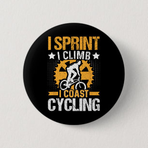 Mountain Biking Cycling Lover Road Bike Cyclist En 6 Cm Round Badge