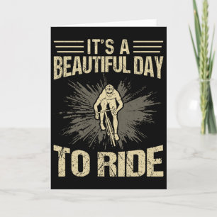Mountain Biking Cycling Lover Road Bike Cyclist En Card