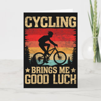 Mountain Biking Cycling Lover Road Bike Cyclist En Card