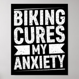 Mountain Biking Cycling Lover Road Bike Cyclist En Poster