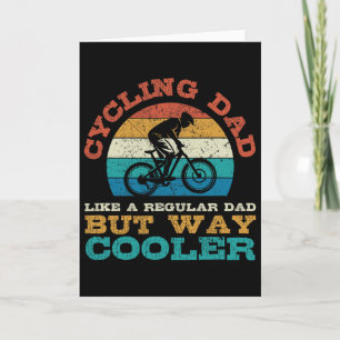 Mountain Biking Dad, Gift, Like Regular Dad, Coole Card