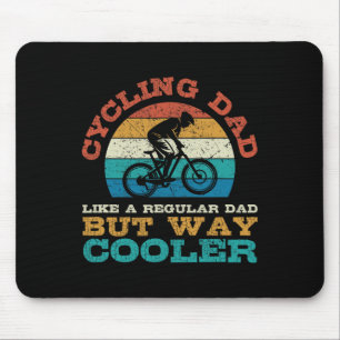 Mountain Biking Dad, Gift, Like Regular Dad, Coole Mouse Pad