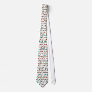 Mountain Biking Daisies Tie