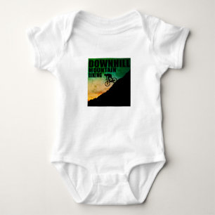 Mountain biking Downhill Baby Bodysuit