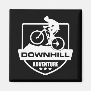 Mountain biking Downhill Magnet