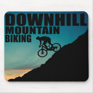 Mountain biking Downhill Mouse Pad