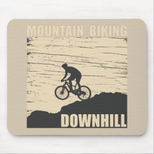 Mountain biking Downhill Mouse Pad