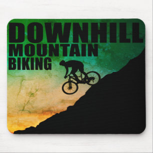 Mountain biking Downhill Mouse Pad