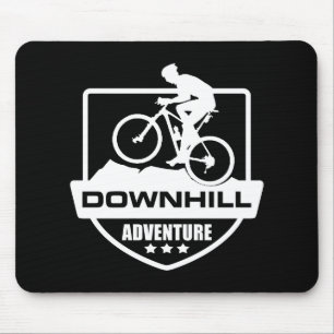 Mountain biking Downhill Mouse Pad