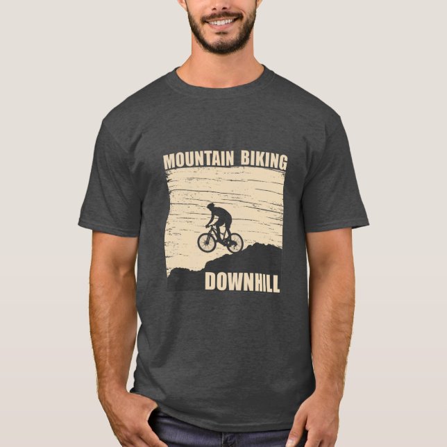 Mountain biking Downhill T-Shirt (Front)
