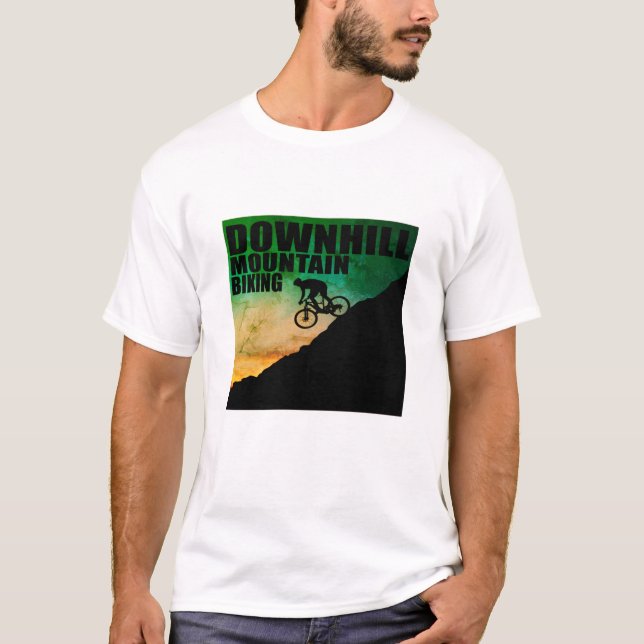 Mountain biking Downhill T-Shirt (Front)