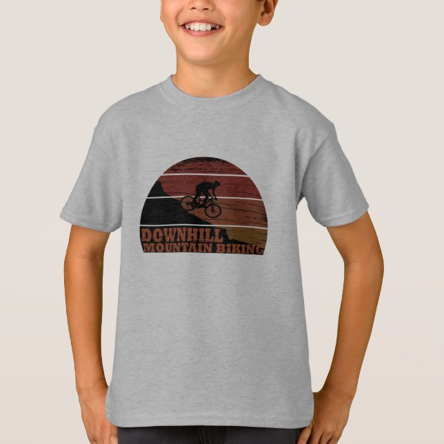 Mountain biking Downhill T-Shirt (Front)