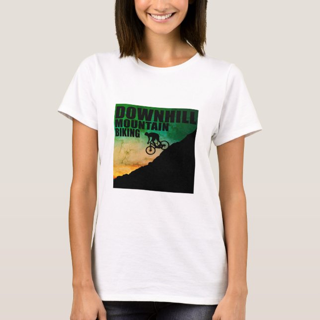 Mountain biking Downhill T-Shirt (Front)