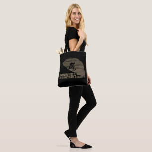 Mountain biking Downhill Tote Bag