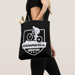 Mountain biking Downhill Tote Bag