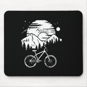Mountain Biking Drawing Mtb Cycling  Mouse Pad