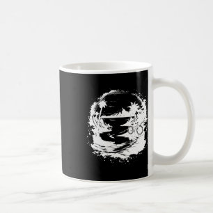Mountain Biking Drawing Trail Riding Coffee Mug