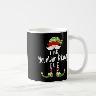 Mountain Biking Elf Group Christmas Funny Pajama P Coffee Mug