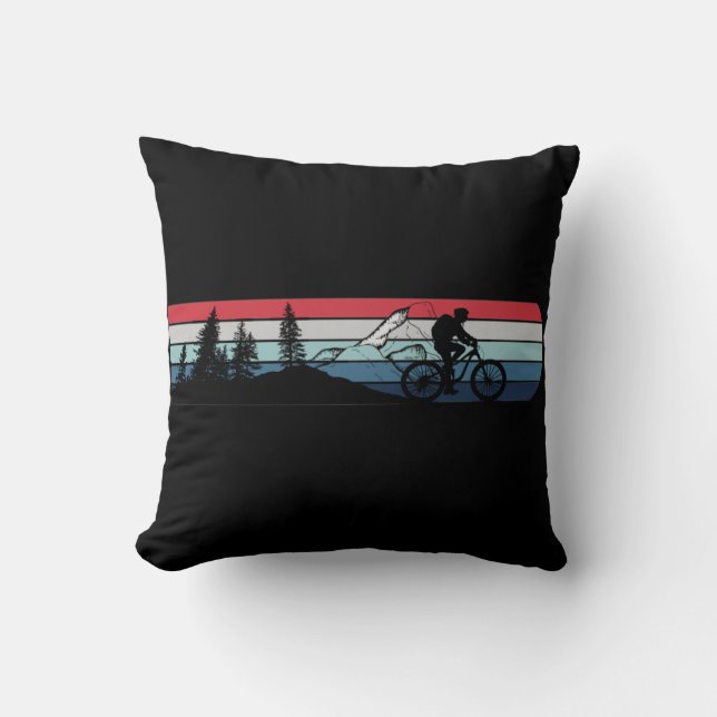 Mountain biking enthusiast cushion (Front)