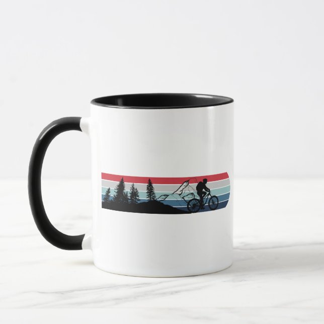 Mountain biking enthusiast mug (Left)