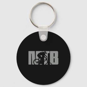 Mountain Biking For Mountain Biker - Mountain Bike Key Ring
