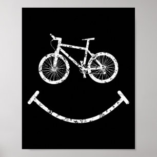 Mountain Biking Funny Biker Poster