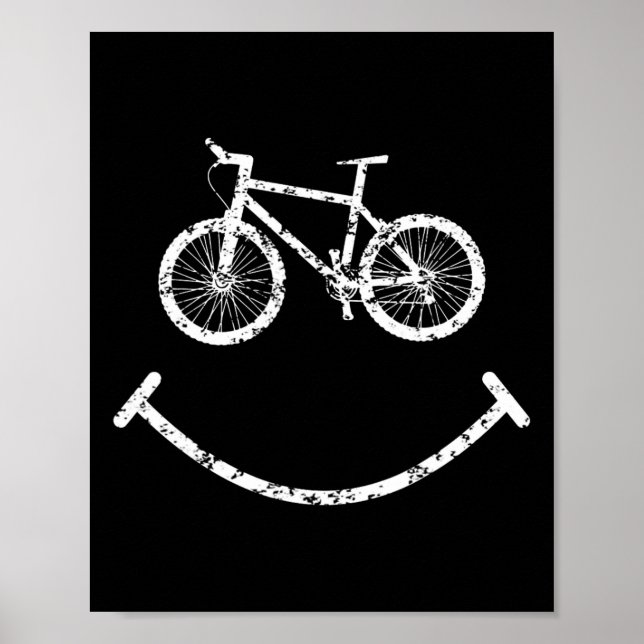 Mountain Biking Funny Biker  Poster (Front)