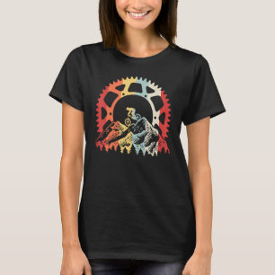 Mountain Biking Gear Retro Vintage Bicycle Bike Ri T-Shirt