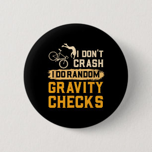 Mountain Biking Gift For A Mountain Biker 6 Cm Round Badge