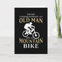 Mountain Biking Gift for Old Man Biker