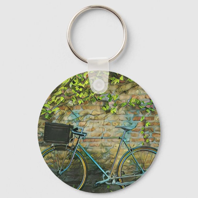 Mountain biking gift key ring (Front)