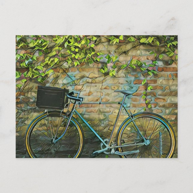 Mountain biking gift postcard (Front)