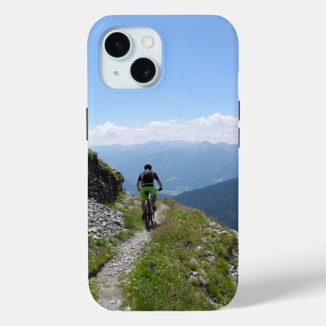Mountain Biking in Countryside Case-Mate iPhone Case (Back)